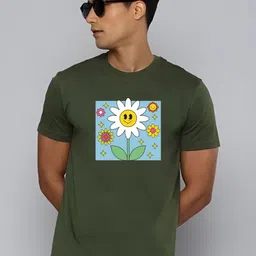 KaamBhari Graphic Printed Round Neck Pure Cotton T-shirt-picture-22
