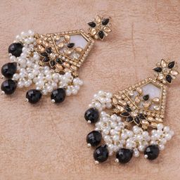 VATSALYA creation Gold-Plated Alloy Earrings-image-44