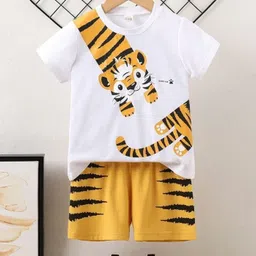 YK Kids Printed T-shirt with Shorts-picture-8