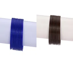 1ST TIME Set Of 24 Blue Alloy Bangles-picture-46