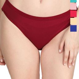Liigne Pack Of 6 Cotton Mid-Rise Basic Briefs VCPC2288-XS-image-47