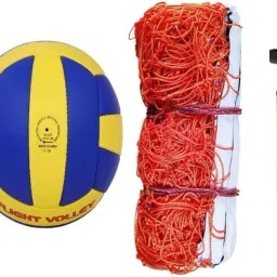 4554 Flight volleyball with net combo Volleyball Kit-image-44