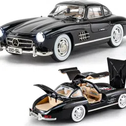 1/24 Mercedes-Benz 300SL Vintage Car Diecast Vehicle Model Car Collectible Toy-image-41