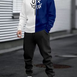 Triptee Men Colourblocked Hooded Pullover Sweatshirt-image-58