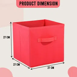 Kuber Industries Red 2 Pieces Durable Multi-Utility Organisers image 5
