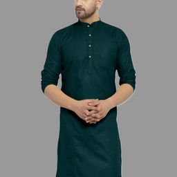 ANUJ FASHION Men Blended A-Line Kurtas-picture-2