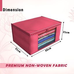 Myntra Elegant Homes Pink Set of 6 Regular Multi-Utility Organisers image 3