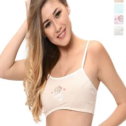 elina Pack Of 4 Full Coverage Cotton T-shirt Bras-image-22