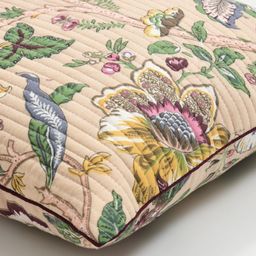 Urban Jaipur Brown & Pink Set of 2 Floral Square Cushion Covers-1