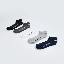 max Men Pack Of 5 Ankle-Length Socks-16