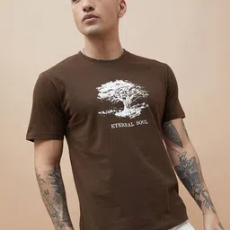 Fame Forever by Lifestyle Graphic Printed Round Neck Cotton T-shirt-image-62