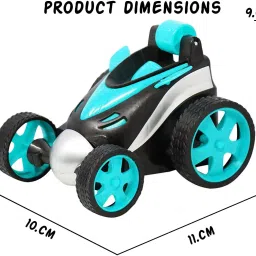 nishchal RC Stunt Car Vehicle 360° Rotating Rolling Radio Control Multicolor34 image 2