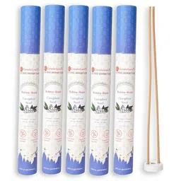 GaneshaSpeaks 200-Pcs Brown Wooden Dhoop Cup, Dhoop Stick & Incense Stick-image-27