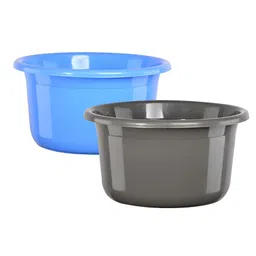 Aura Blue & Grey 2 Pieces Bath Accessories Set-12