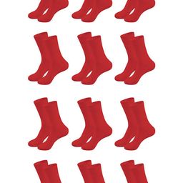 MUKHAKSH Unisex Red Socks-picture-33
