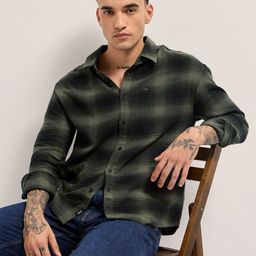 THE BEAR HOUSE Relaxed Fit Checked Pure Cotton Casual Shirt-picture-36