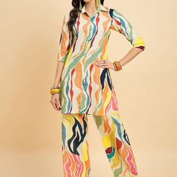 Anouk Rustic Women Printed Regular Kurti with Trousers-image-22