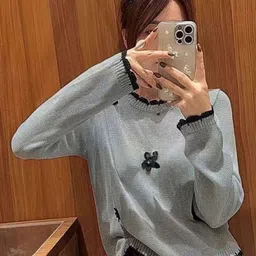 StyleCast Women Embroidered Round Neck Long Sleeves Pullover-image-59
