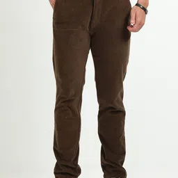 MARTIN SMITH Men Cotton Comfort Pleated Regular Trousers-picture-19