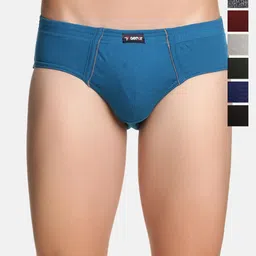 Genx Pack Of 7 Super Combed Cotton Assorted Basic Briefs Genx-Gusto-Brief-IE-7-image-26