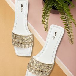 Anouk Women Open Toe Flats-55
