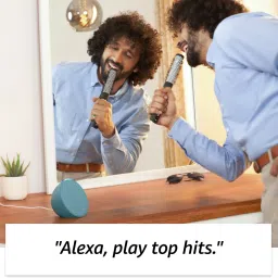 Alexa Echo Pop| Bluetooth with Alexa Assistant Smart Speaker image 2