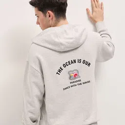 THE BEAR HOUSE Men Cotton Graphic Printed Hooded Sweatshirt-image-22