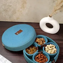 Myntra Elegant Homes Blue Reusable Multi-Utility Organisers-28