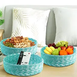 LADLI JEE Teal Set of 3 Reusable Multi-Utility Organisers-18