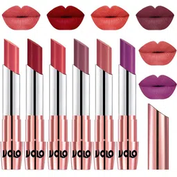 VOLO Set Of 6 Creme Matte Lipsticks-80