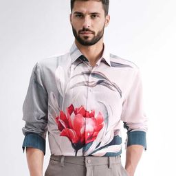 RARE RABBIT Men Comfort Floral Printed Casual Shirt-picture-31