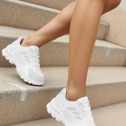 COGS White Mesh Casual Shoes-image-66