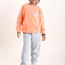 KiddoPanti Girls Applique-Detailed Sweatshirt With Joggers-picture-43