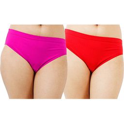 Diving Deep Women Pack of 2 Cotton Assorted Hipster Briefs-picture-33