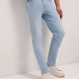 THE BEAR HOUSE Men Cotton Washed Slim Fit Jean-image-54
