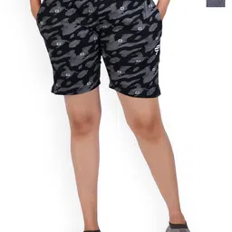 FEEL TRACK Women Pack of 2 Printed Shorts-image-75