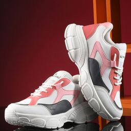 Rowlans Women Colourblocked Lace-Ups Round Toe Sneakers-image-10
