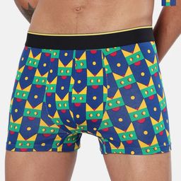 Bummer Men's Printed Micro Modal Trunks Underwear Pack of 2-9
