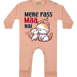 Arvesa Mere Pass Maa Hai Printed Bodysuit-image-83