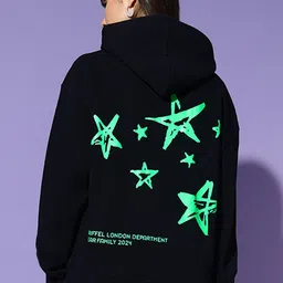 GRIFFEL Women Printed Hooded Sweatshirt-picture-8