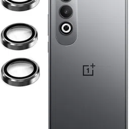 casual need Camera Lens Protector for Oneplus Nord CE4 Camera Ring Back Camera Lens Screen Protector 3D Anti Shock/Anti-Scratch/Clear/BLACK Camera Tempered Glass (3 piece in )-1