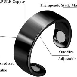 Magnetic Therapy Glucose Control support Ring Copper Copper Plated Ring-image-56