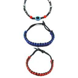 Dynamic Retail Global Set of 3 Men Cuff Bracelet-32
