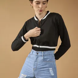 The Roadster Lifestyle Co. Weekend Brunch Crop Jacket-39
