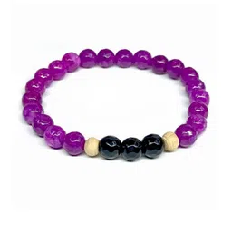 Divine souvenirs Unisex Artificial Beaded Elasticated Bracelet-48