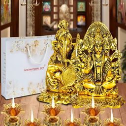 INTERNATIONAL GIFT Gold-Toned Religious Figurine Showpiece-picture-39