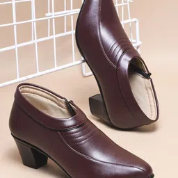 Killer Women Round Toe Block Heel Boots-image-21