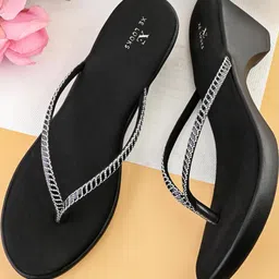 XE Looks Synthetic Leather Black Heels-17