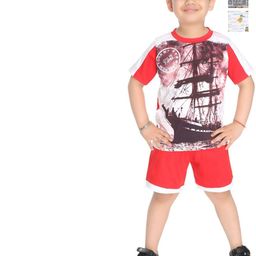 BAESD Boys Printed T-shirt with Shorts-image-22
