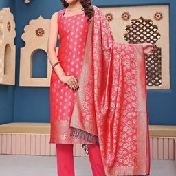 Moda Rapido Woven Design Square Neck Straight Kurta-image-19